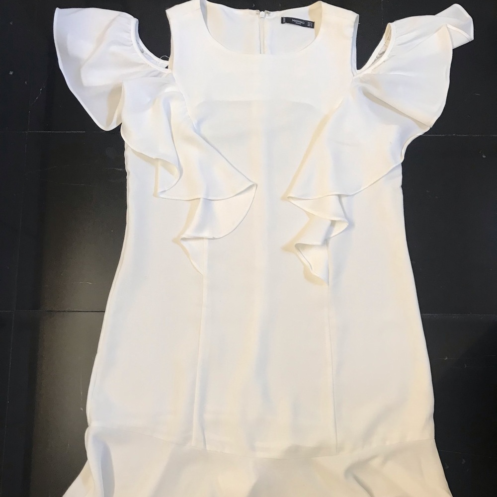 MANGO POLYESTER DRESS!!